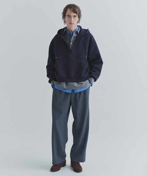 CULLNI（クルニ）の「Mix Yarn Mesh Drawstring Wide Pants（その他パンツ・メンズ・ブラック系/ブルー系/ベージュ系・1/2/0）」の16枚目の写真