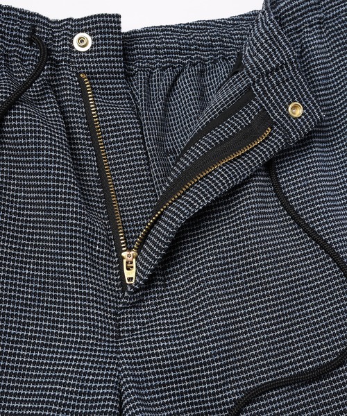CULLNI（クルニ）の「Mix Yarn Mesh Drawstring Wide Pants（その他パンツ・メンズ・ブラック系/ブルー系/ベージュ系・1/2/0）」の5枚目の写真