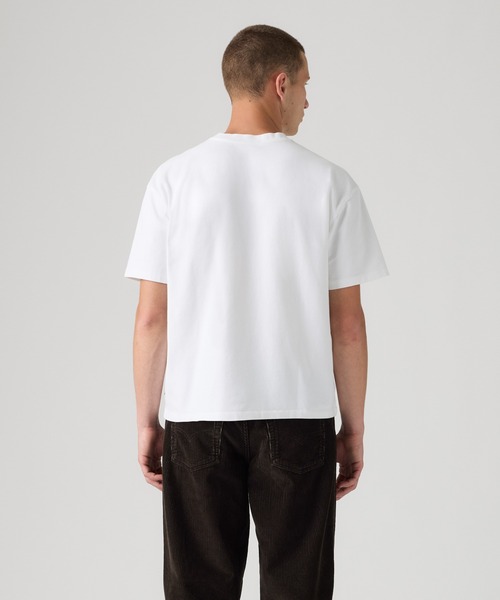 Levi's（リーバイス）の「Levi's/リーバイス クロップド ショートスリーブ Tシャツ（Tシャツ/カットソー・メンズ・ホワイト・M/S/XL/L）」の3枚目の写真