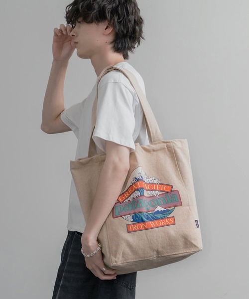 patagonia(パタゴニア)の「Patagonia RECYCLED MARKET TOTE ショルダートートバッグ(トートバッグ・メンズ・ベージュ/ベージュ系・FREE)」の3枚目の写真