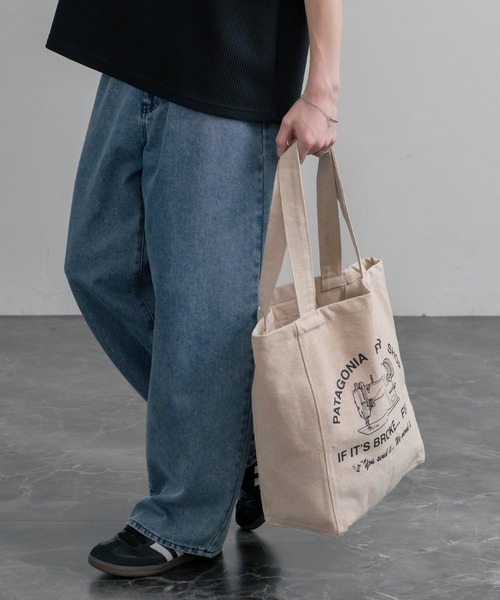 patagonia(パタゴニア)の「Patagonia RECYCLED MARKET TOTE ショルダートートバッグ(トートバッグ・メンズ・ベージュ/ベージュ系・FREE)」の12枚目の写真