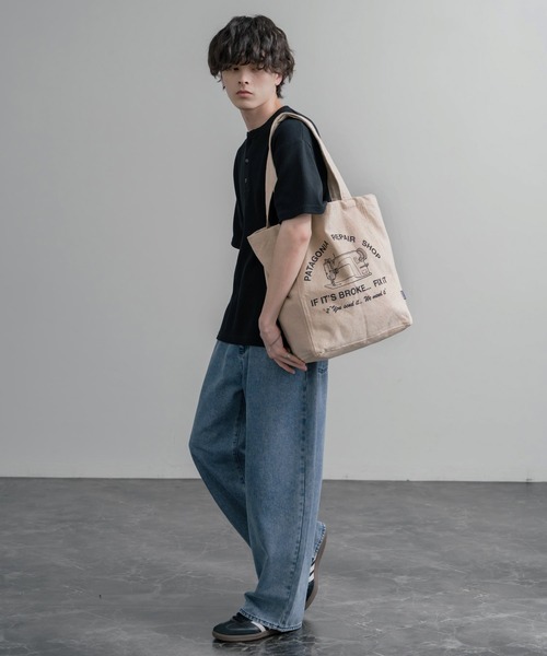 patagonia(パタゴニア)の「Patagonia RECYCLED MARKET TOTE ショルダートートバッグ(トートバッグ・メンズ・ベージュ/ベージュ系・FREE)」の15枚目の写真