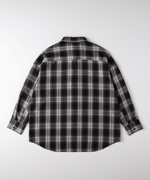 HONEYSUCKLE ROSE(ハニーサックルローズ)の「アソート柄ビッグチェックシャツ(シャツ/ブラウス・レディース・ライトパープル/ネイビー/ブラウン系その他/ブラック系・04/03/05)」の5枚目の写真