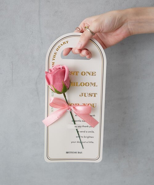 BIRTHDAY BAR（バースデイバー）の「SoapFlower  single bloom ソープフラワー（フラワーベース・レディース・ピンク/レッド・0）」の5枚目の写真
