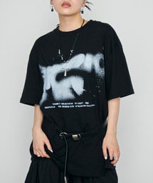 ストリートグラフィックオーバープリントTシャツ