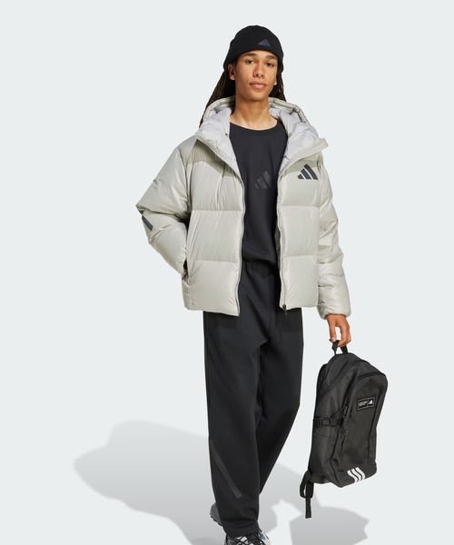 adidas(アディダス)の「ADIDAS Z.N.E.パファー クライマウォーム ダウンジャケット / アディダス adidas(ダウンジャケット/コート・メンズ・グレー・SMALL/MEDIUM/X-LARGE/XX-LARGE/3XL/LARGE)」の3枚目の写真