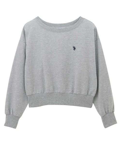 U.S. POLO ASSN.(ユーエスポロアッスン)の「GeeRA別注【U.S. POLO ASSN.】ボリューム袖オフショルダーボートネックスウェット(スウェット・レディース・ネイビー/杢グレー/ブラック・X-LARGE/LARGE/MEDIUM/SMALL)」の22枚目の写真