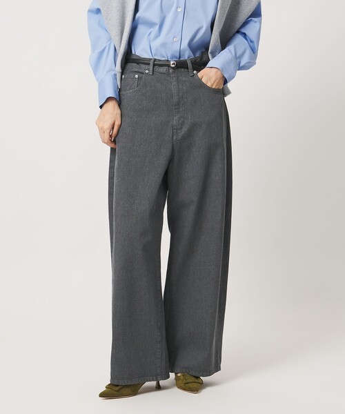 UNITED ARROWS(ユナイテッドアローズ)の「コットン カーブ デニムパンツ(デニムパンツ・レディース・ダークグレー/ブラック・38/34/36)」の3枚目の写真