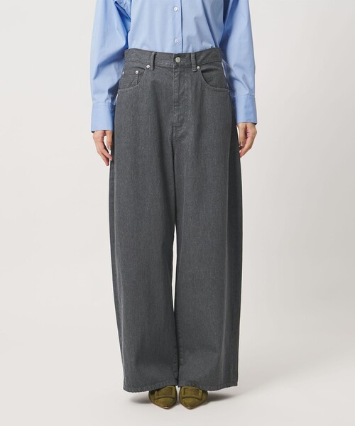 UNITED ARROWS(ユナイテッドアローズ)の「コットン カーブ デニムパンツ(デニムパンツ・レディース・ダークグレー/ブラック・38/34/36)」の9枚目の写真