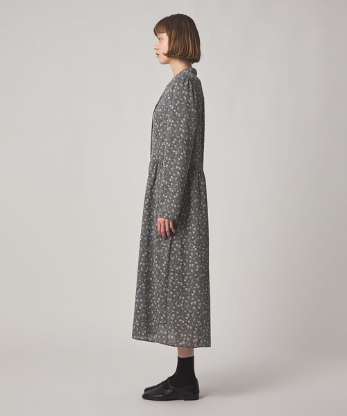 Steven Alan(スティーブンアラン)の「<Steven Alan>ドット フラワー ワンピース(ワンピース・レディース・ダークブラウン/ネイビー・S/M)」の6枚目の写真