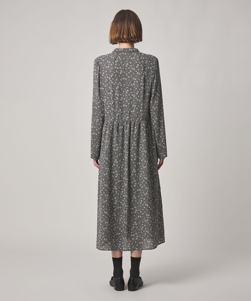 Steven Alan(スティーブンアラン)の「<Steven Alan>ドット フラワー ワンピース(ワンピース・レディース・ダークブラウン/ネイビー・S/M)」の7枚目の写真
