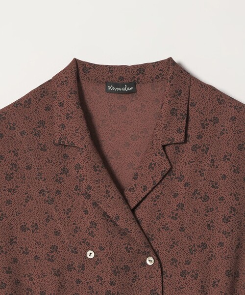 Steven Alan(スティーブンアラン)の「<Steven Alan>ドット フラワー ワンピース(ワンピース・レディース・ダークブラウン/ネイビー・S/M)」の16枚目の写真