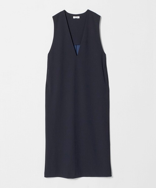 MARW UNITED ARROWS(マルゥ ユナイテッドアローズ)の「<MARW UNITED ARROWS>ジャージー ジャンパースカート(ワンピース・レディース・ブラック/ネイビー・36/38)」の4枚目の写真
