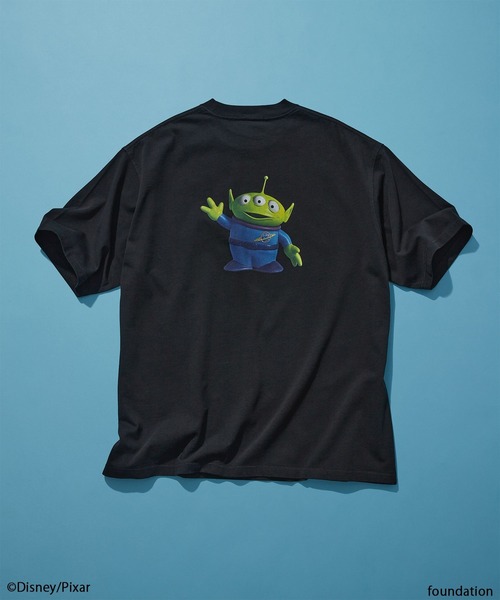 LOWRYS FARM(ローリーズファーム)の「LFM(U) /TOY STORY(トイ・ストーリー)/プリントTEE 878229(Tシャツ/カットソー・メンズ・ホワイト系その他/ブラック系その他/ホワイト/ブラック・MEDIUM/LARGE)」の4枚目の写真