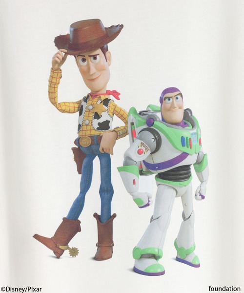 LOWRYS FARM(ローリーズファーム)の「LFM(U) /TOY STORY(トイ・ストーリー)/プリントTEE 878229(Tシャツ/カットソー・メンズ・ホワイト系その他/ブラック系その他/ホワイト/ブラック・MEDIUM/LARGE)」の13枚目の写真