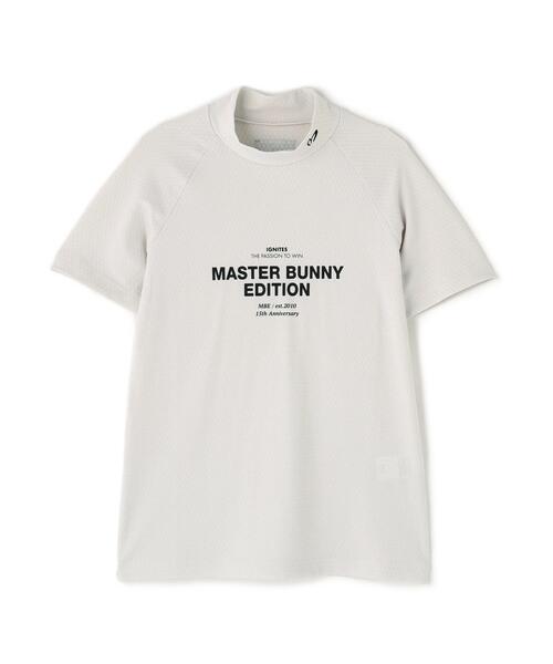 MASTER BUNNY EDITION(マスターバニーエディション)の「ダイヤベアジャガード半袖モックネックカットソー(Tシャツ/カットソー・レディース・グレー系その他2/グレー/オレンジ・MEDIUM/LARGE)」の6枚目の写真