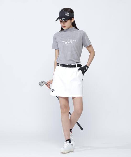 MASTER BUNNY EDITION(マスターバニーエディション)の「ダイヤベアジャガード半袖モックネックカットソー(Tシャツ/カットソー・レディース・グレー系その他2/グレー/オレンジ・MEDIUM/LARGE)」の8枚目の写真