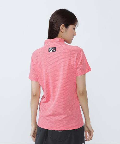 MASTER BUNNY EDITION(マスターバニーエディション)の「ダイヤベアジャガード半袖モックネックカットソー(Tシャツ/カットソー・レディース・グレー系その他2/グレー/オレンジ・MEDIUM/LARGE)」の14枚目の写真