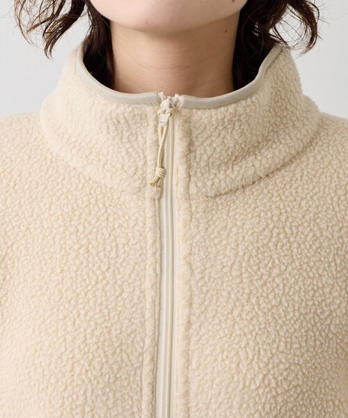 Whim Gazette（ウィムガゼット）の「【GEMINI】ポーラテックブルゾン（ブルゾン・レディース・ネイビー/オフホワイト/パープル・FREE）」の14枚目の写真