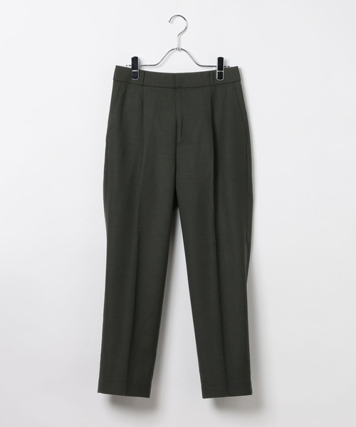 GLOBAL WORK（グローバルワーク）の「W/ｗool tapered パンツ/638835（その他パンツ・レディース・チャコールグレー/ダークブラウン/ブラック・MEDIUM/LARGE/SMALL）」の2枚目の写真
