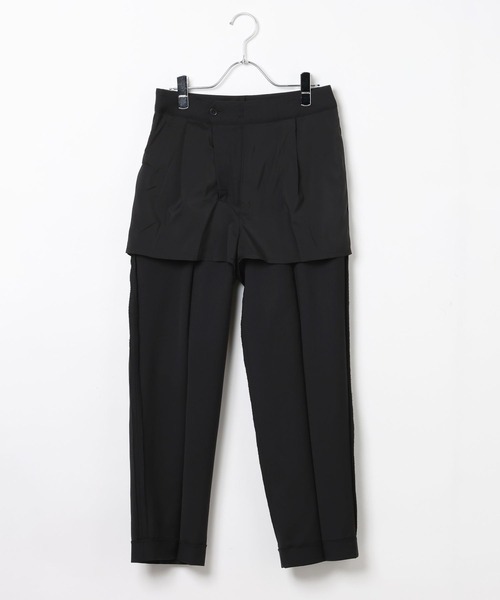 GLOBAL WORK（グローバルワーク）の「W/ｗool tapered パンツ/638835（その他パンツ・レディース・チャコールグレー/ダークブラウン/ブラック・MEDIUM/LARGE/SMALL）」の13枚目の写真