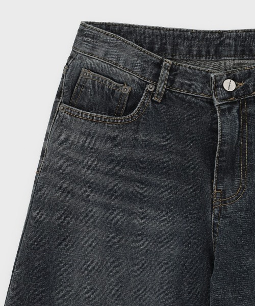 BLACKUP（ブラックアップ）の「[B-DENIM] DARK BLUE WIDE 059（デニムパンツ・レディース・ダークブルー・SMALL/LARGE/MEDIUM）」の13枚目の写真