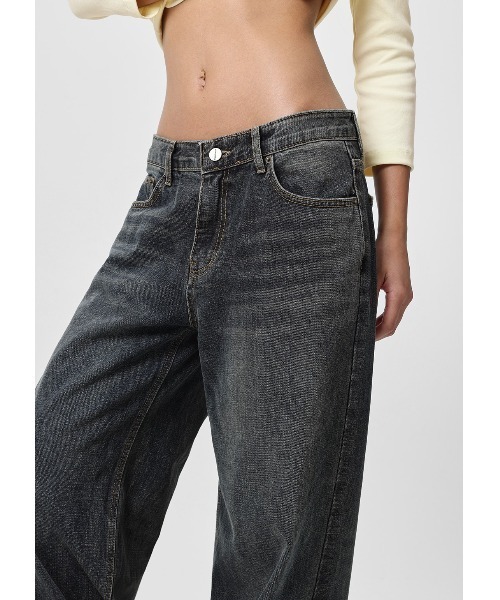 BLACKUP（ブラックアップ）の「[B-DENIM] DARK BLUE WIDE 059（デニムパンツ・レディース・ダークブルー・SMALL/LARGE/MEDIUM）」の9枚目の写真