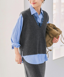 Spick & Span | 《一部店舗+WEB限定》レースニットベスト(ベスト)