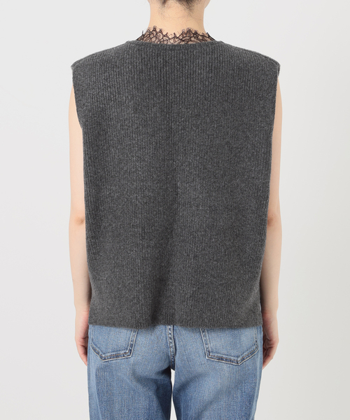 Spick & Span(スピックアンドスパン)の「《一部店舗+WEB限定》レースニットベスト(ベスト・レディース・チャコールグレー/ホワイト系その他・FREE)」の20枚目の写真