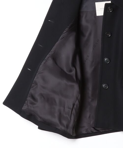 Mackintosh(マッキントッシュ)の「NEW HUMBIE SHORT(ステンカラーコート・レディース・ブラック・4/6)」の3枚目の写真