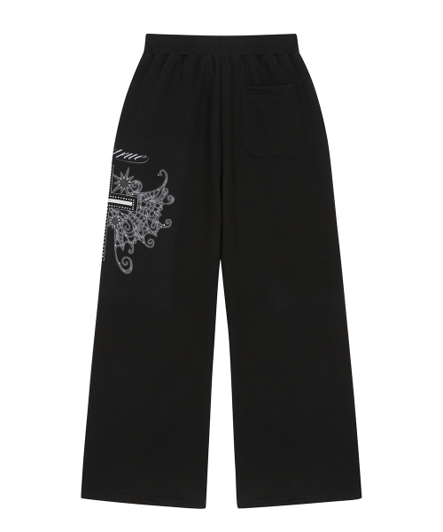 LUVISTRUE（ラヴイズトゥルー）の「RL CROSS COLORSTONE TRAINING PANTS(BLACK)（スウェットパンツ・レディース・その他・FREE）」の3枚目の写真