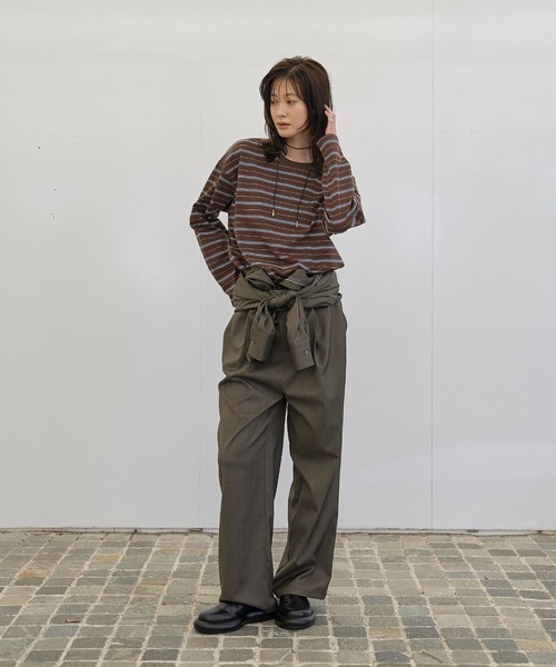 model：H166　着用サイズ：F