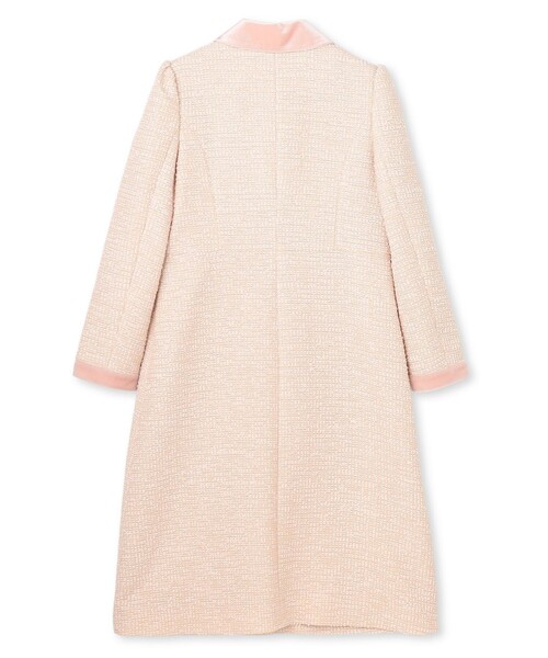 TOCCA(トッカ)の「NOBLE SHADOW TWEED ツイードコート(ダウンジャケット/コート・レディース・ブラック系5/ピンク系5・0/2/4)」の12枚目の写真