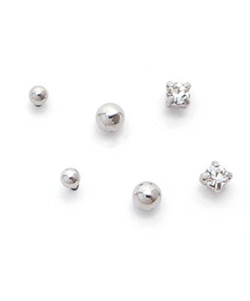 ISS（イズ）の「ISS イズ：ベーシックセット　ピアス（ピアス（両耳用）・レディース・ゴールド/シルバー/ゴールド系その他/ピンクゴールド・FREE）」の13枚目の写真