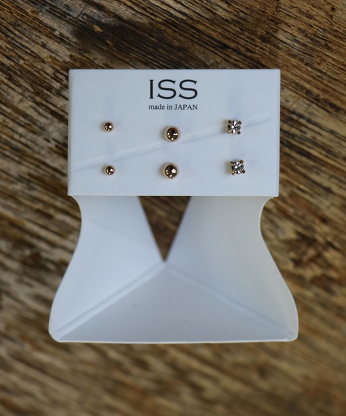 ISS（イズ）の「ISS イズ：ベーシックセット　ピアス（ピアス（両耳用）・レディース・ゴールド/シルバー/ゴールド系その他/ピンクゴールド・FREE）」の8枚目の写真