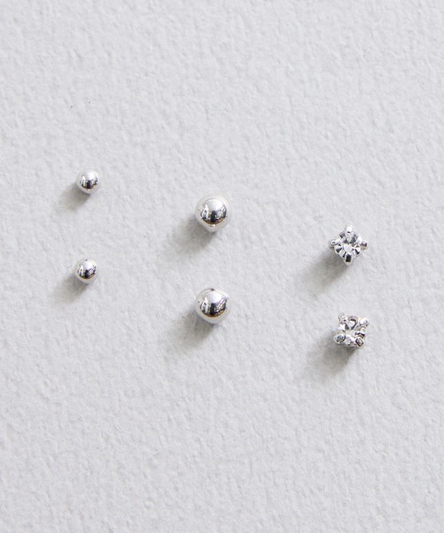 ISS（イズ）の「ISS イズ：ベーシックセット　ピアス（ピアス（両耳用）・レディース・ゴールド/シルバー/ゴールド系その他/ピンクゴールド・FREE）」の12枚目の写真