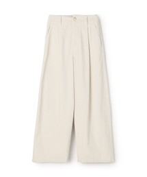 【WEB先行予約】シャンカールコットンコーデュロイ タックワイドパンツ