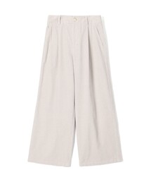 【WEB先行予約】シャンカールコットンコーデュロイ タックワイドパンツ
