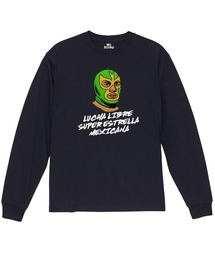 NOBOUND(ノーバウンド) 長袖Tシャツ ロゴ キャラクター イラスト プリント レギュラーシルエット ロンT トップス カットソー メンズ ユニセックス
