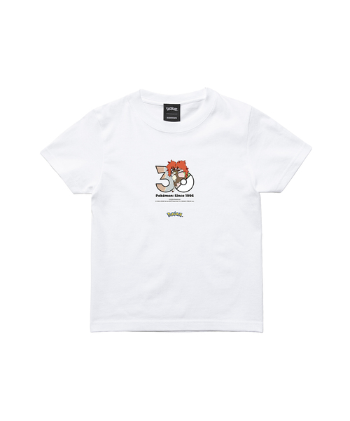 ZOZOSPOT（ゾゾスポット）の「Pokemon 30th Anniversary 1025 T-shirt 「メブキジカ(あきのすがた)」（Tシャツ/カットソー・レディース・ホワイト・SMALL/MEDIUM/LARGE/X-LARGE/XX-LARGE/XXX-LARGE/100cm/110cm/120cm/130cm/140cm/150cm/160cm）」の2枚目の写真