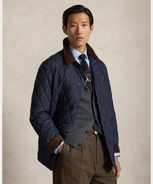 POLO RALPH LAUREN(ポロ ラルフ ローレン)の「Beaton キルテッド バーン コート(その他アウター・メンズ・ネイビー系1・S/M/L)」の1枚目の写真