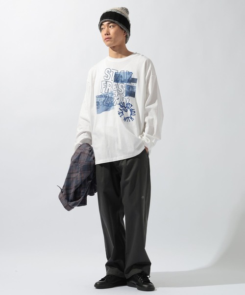 niko and...(ニコアンド)の「【インブランド】アソートデザインロンTEE【UNISEX】(Tシャツ/カットソー・レディース・ブルー・FREE)」の5枚目の写真