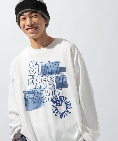 niko and...(ニコアンド)の「【インブランド】アソートデザインロンTEE【UNISEX】(Tシャツ/カットソー・レディース・ブルー・FREE)」の8枚目の写真