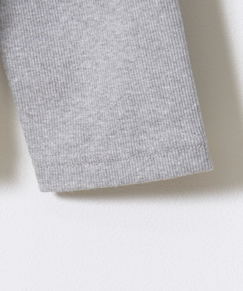 AVIREX（アヴィレックス）の「AVIREX/アビレックス DAILY RIB L/S HENLEY NECK T-SHIRT デイリー リブ 長袖 ヘンリーネック Tシャツ 抗菌防臭 ロンT 無地 シンプル 定番 ベーシック メンズ レディース 2026年 秋 秋服 冬 冬服（Tシャツ/カットソー・メンズ・ホワイト/ブラック/グレー/ネイビー/チャコール・S/M/L/XL）」の8枚目の写真