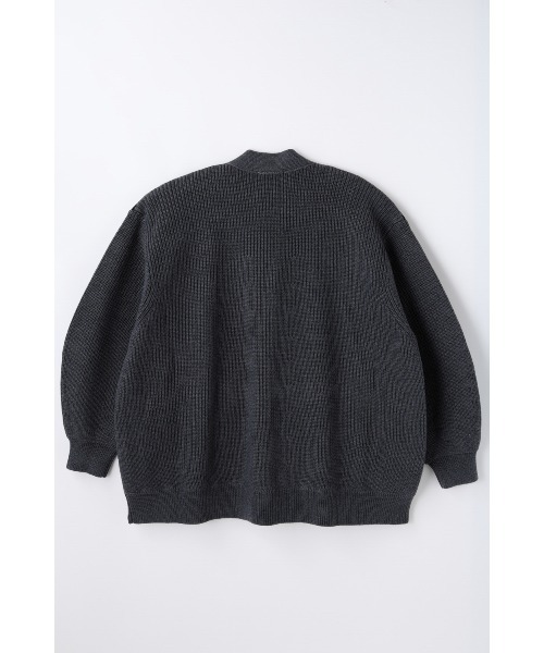 nagonstans（ナゴンスタンス）の「bonding×knit cardigan（ニット/セーター・レディース・ダークネイビー/チャコールグレー・MEDIUM）」の9枚目の写真