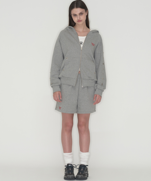 THIRSTYCLUB(サースティークラブ)の「Studded set short pants - Grey(その他パンツ・レディース・その他・FREE)」の4枚目の写真
