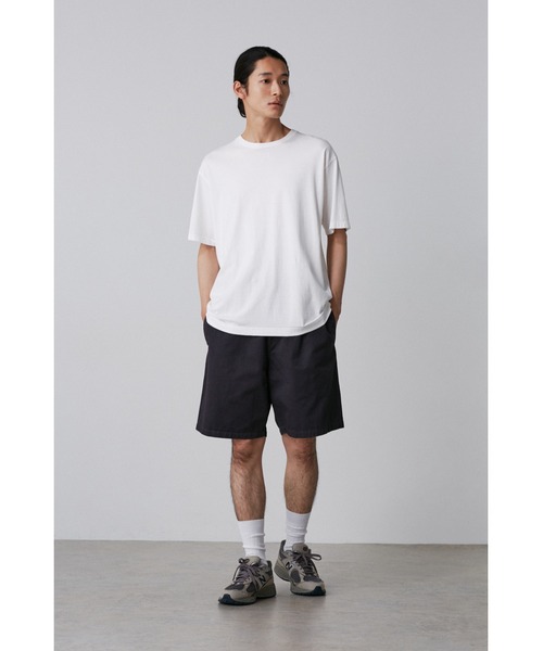 Y(ワイ)の「Y / ORGANIC COTTON JERSEY S/S T(Tシャツ/カットソー・メンズ・ネイビー/ホワイト・SMALL/MEDIUM)」の3枚目の写真