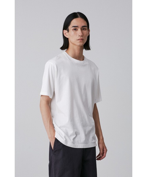 Y(ワイ)の「Y / ORGANIC COTTON JERSEY S/S T(Tシャツ/カットソー・メンズ・ネイビー/ホワイト・SMALL/MEDIUM)」の5枚目の写真