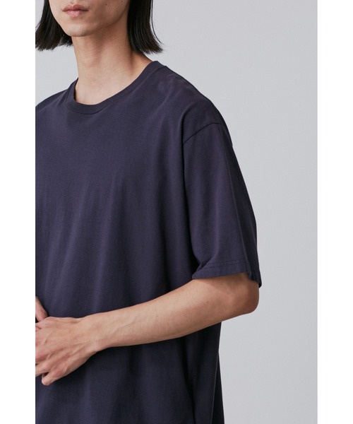 Y(ワイ)の「Y / ORGANIC COTTON JERSEY S/S T(Tシャツ/カットソー・メンズ・ネイビー/ホワイト・SMALL/MEDIUM)」の17枚目の写真