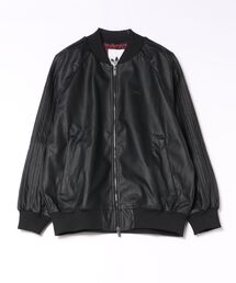 adidas アディダス W PLEATHER SST OVERSIZED TT アウター KQ6435 BLACK/MAROON